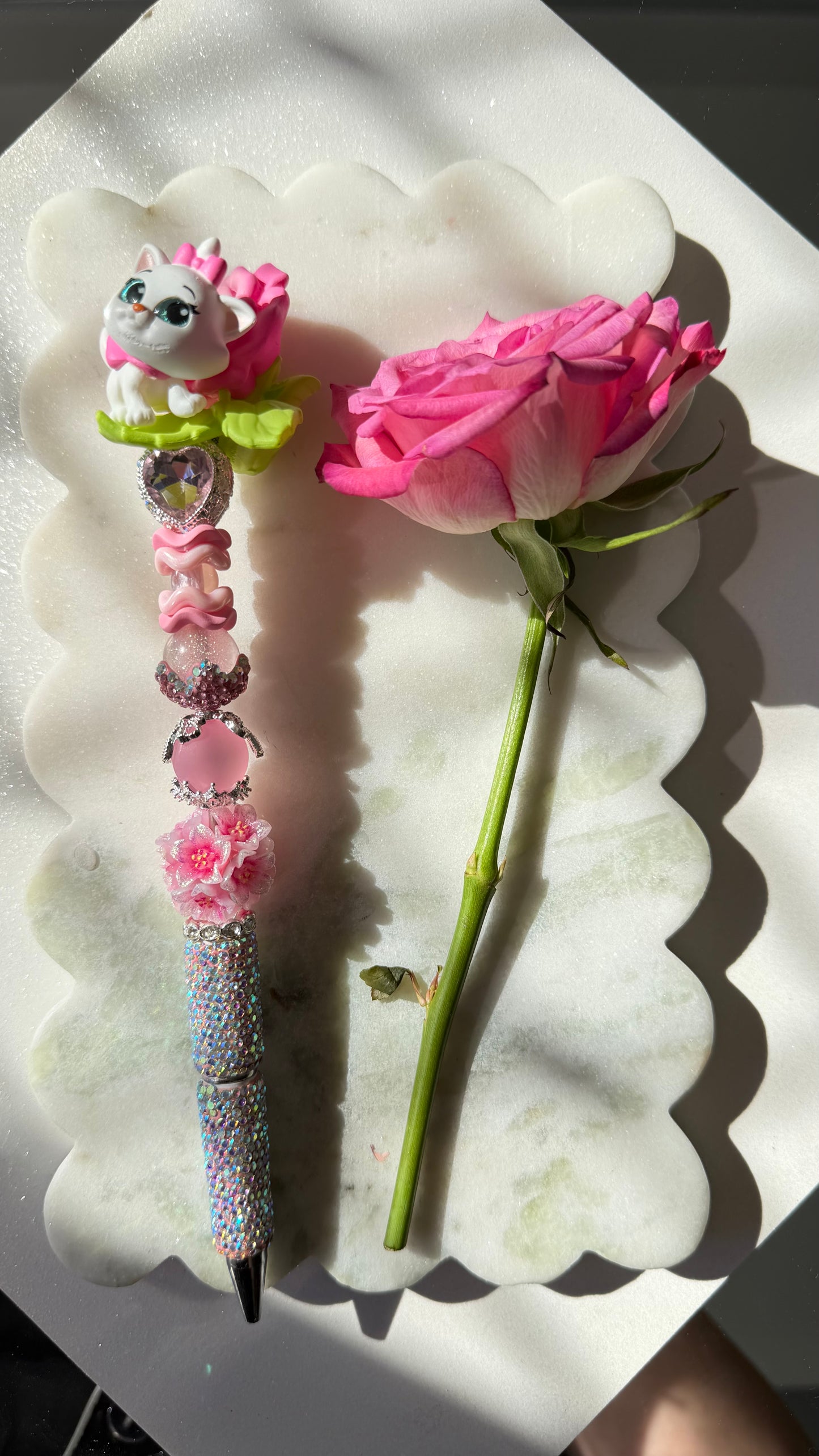 Pre-made “In Full Bloom Marie” Character Pen🌸