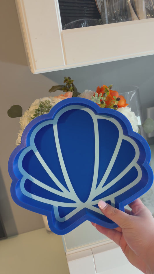 Blue Shell Trinket Tray